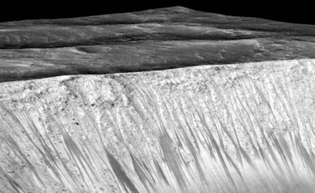 מים בששון. התגלית המרעישה על מאדים (צילום: nasa)