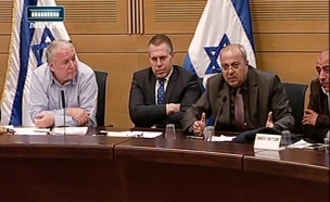 גלעד ארדן ואחמד טיבי בוועדת הפנים (צילום: חדשות 2)