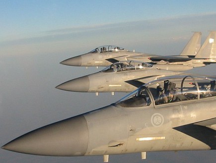 מטוסי F15 סעודיים (צילום: חיל האוויר הסעודי)