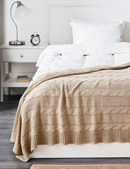 כירבולית שיכולה לשמש גם ככיסוי מיטה (צילום: IKEA)