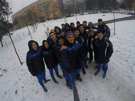 נבחרת הנוער עושה חיים בסלובקיה (צילום: איגוד הכדוריד) (צילום: ספורט 5)