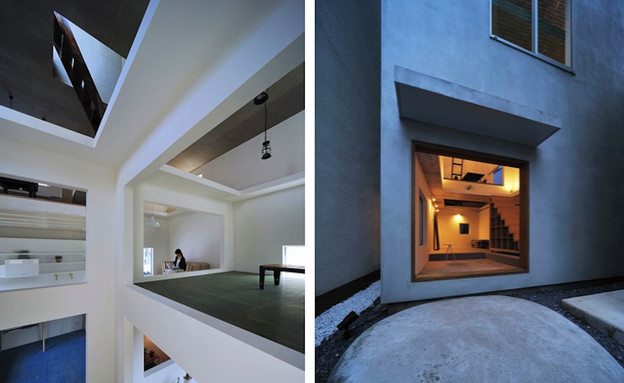 בית הנינג'ה (צילום: Hiroyuka Shinozaki Architects)