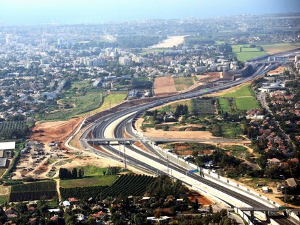 הכביש החדש של תושבי השרון (צילום: חברת נתיבי ישראל)