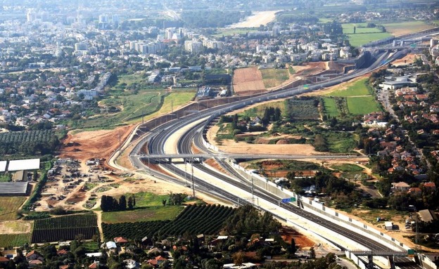 הכביש החדש של תושבי השרון (צילום: חברת נתיבי ישראל)