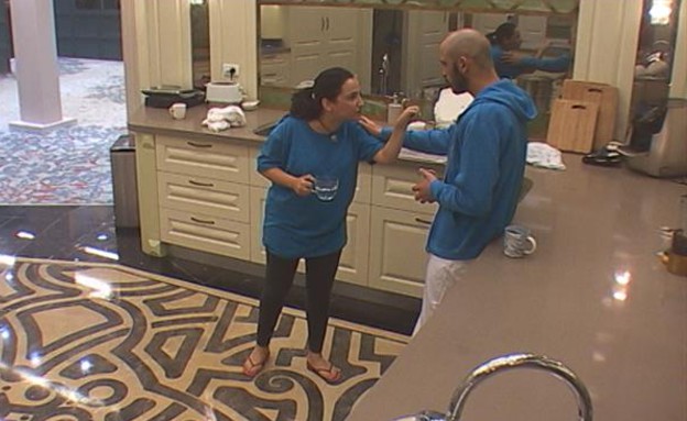 פלורי וברק מתווכחים במטבח (צילום: מתוך האח הגדול עונה 7, שידורי קשת)