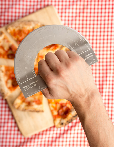 אקססוריז פיצה, ג, חותכן פיצה מד זווית 12 פאונד (צילום: suck)