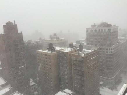 סופה, ניו יורק, מזג אוויר, שלג (צילום: ליאת צרפתי)