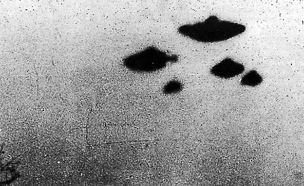 עב"מים בשמי שפילד - בריטניה, 1952 (צילום: CIA)