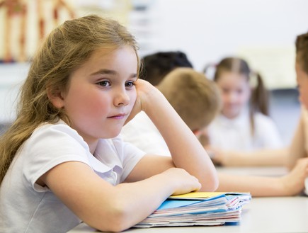ילד מאוכזבת בכיתה (אילוסטרציה: Shutterstock)