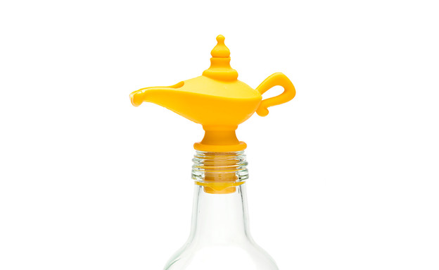 פקק לבקבוק שמן של פלג דיזיין (צילום: דן לב)