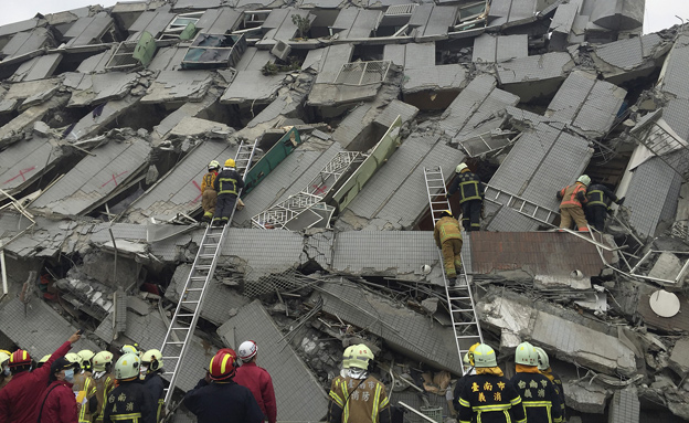 רעידת האדמה בטייוואן (צילום: רויטרס)