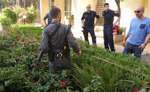 רצח בתל אביב, מחפשים את כלי הרצח (צילום: חדשות 2)