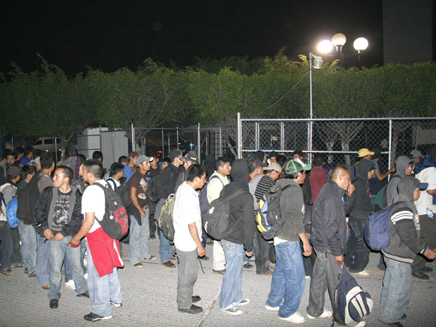 מהגרים במקסיקו (צילום: רויטרס)