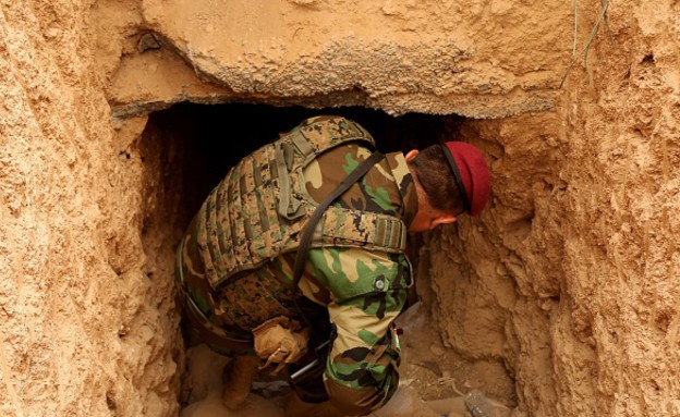 המנהרות של ארגון דאע"ש (צילום: Hamit Huseyin/Anadolu Agency/Getty Images)