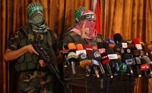 אבו עוביידה, דובר הזרוע הצבאית של חמאס (צילום: רויטרס)