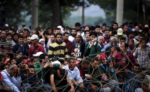 יוחזרו לטורקיה? פליטים בגבול יוון (צילום: רויטרס)