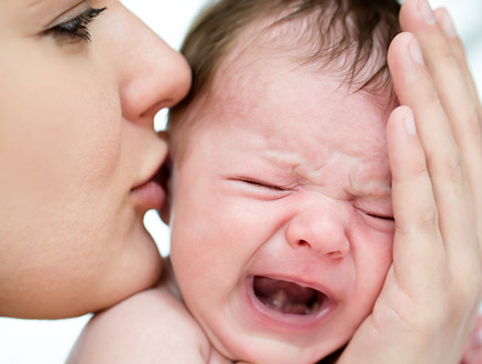 תינוק בוכה (צילום: Shutterstock)