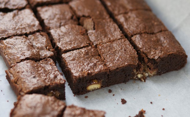 בראוניז עם חטיפי שוקולד