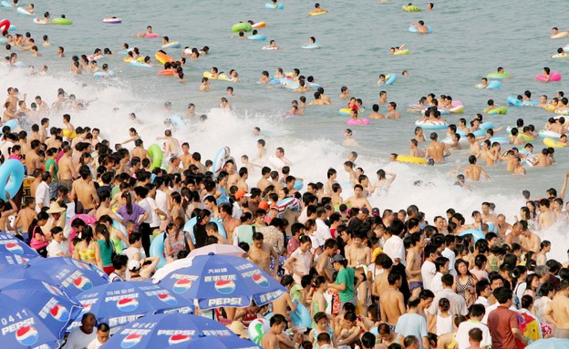 חוף שנזן, סין (צילום: China Photos, GettyImages IL)