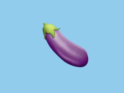 אימוג'י חציל (צילום: Emojipedia)