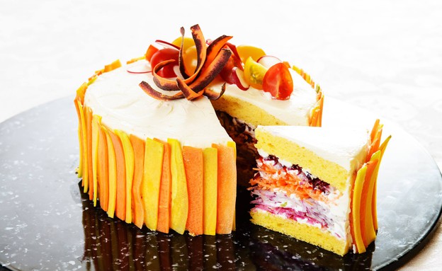 עוגת סלט (צילום: vegedecosalad.com)
