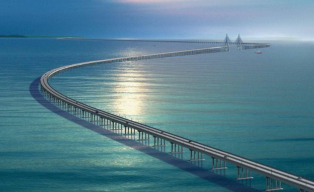 גשר מפרץ האנגזו (צילום: באדיבות ויקיפדיה)