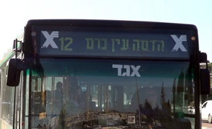 קו 12, אוטובוס (צילום: חדשות 2)