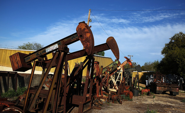 משאבות נפט שיצאו משימוש בטקסס (צילום: Spencer Platt, GettyImages IL)