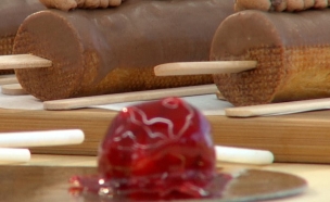 פרלין שוקולד ובוטנים על מקל (צילום: בייק אוף ישראל)