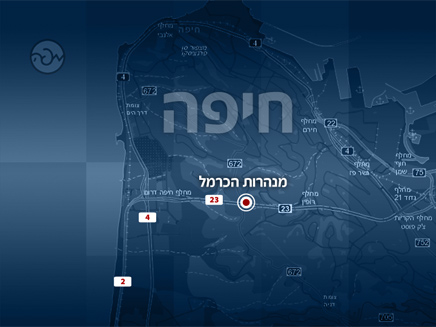 מפת אזור התאונה (צילום: מפה)
