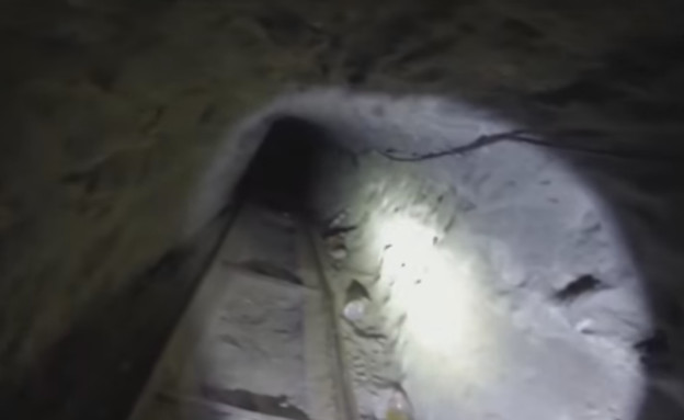 מנהרה בגבול מקסיקו-ארצות הברית (צילום: מתוך סרטון חשיפת המנהרה)
