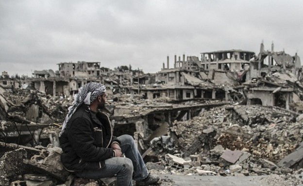 נזק בסוריה (צילום: Anadolu Agency, GettyImages IL)