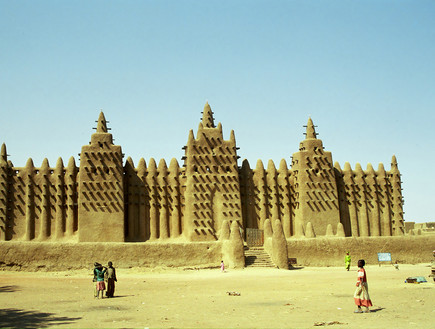 בניינים שחייבים לראות, המסגד הגדול של ג'נה במאלי (צילום: Shutterstock)
