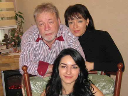 המשפחה שאוחדה מחדש, ברוסיה (צילום: באדיבות המשפחה)