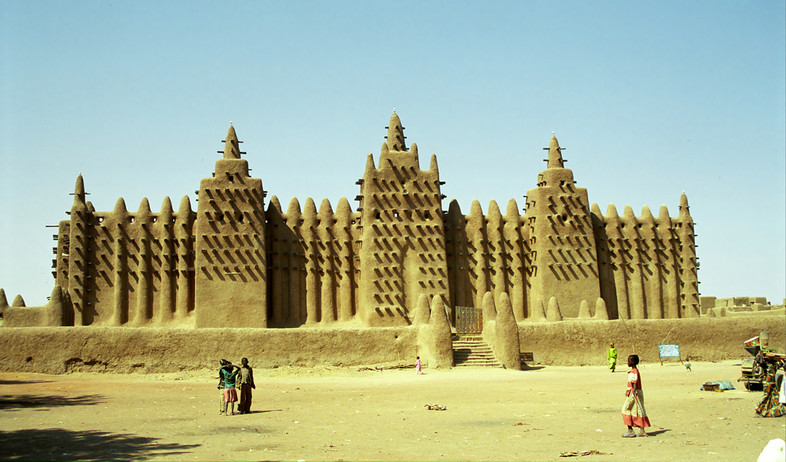 בניינים שחייבים לראות, המסגד הגדול של ג'נה במאלי (צילום: Shutterstock)