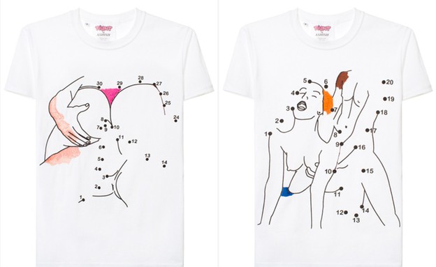 חולצות סקס חבר את הנקודות (צילום: vfiles.com)
