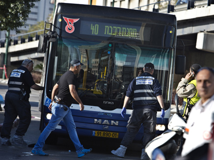 זירת הפיגוע בתל אביב, ינואר 2015 (צילום: רויטרס)