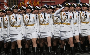 מצעד יום הניצחון (צילום: Mikhail Svetlov/Getty Images)