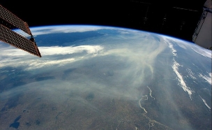 שריפה בקנדה (צילום: NASA)