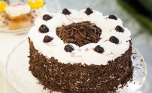 עוגת היער השחור (צילום: אפיק גבאי, בייק אוף ישראל)