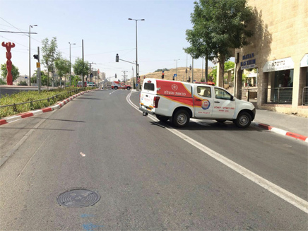 הכביש נפתח מחדש לתנועה (צילום: כבאות והצלה ירושלים)