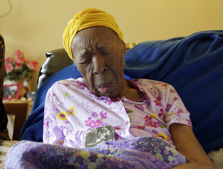 האישה הזקנה בעולם (צילום: PA)