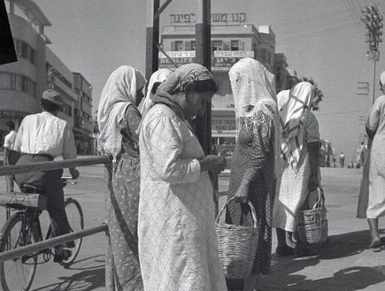 שוק מחפשי העבודה (צילום: יעקב רוזנר, באדיבות האנציקלופדיה העירונית www.tlv100)