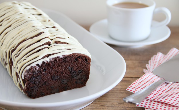 עוגת פעמיים שוקולד (צילום: עידית נרקיס כ"ץ, mako אוכל)