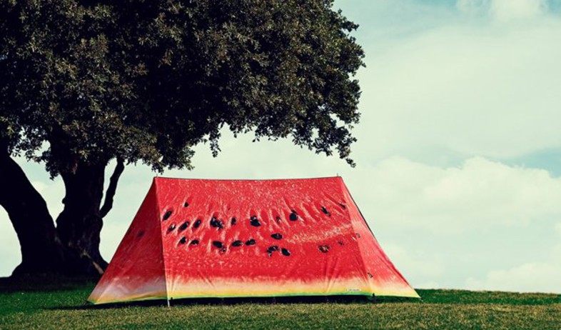 אבטיחים אקססוריז, אוהל אבטיח (צילום: fieldcandy.com)