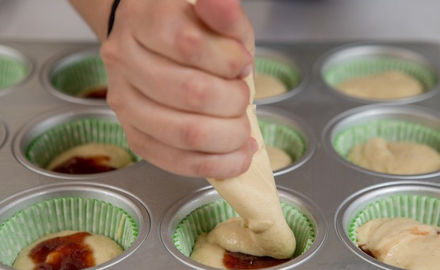 מרכיבים מתכון: מאפינס ריבה