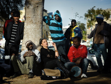 פליטים בדרום תל אביב (צילום: Edward Kaprov, GettyImages IL)