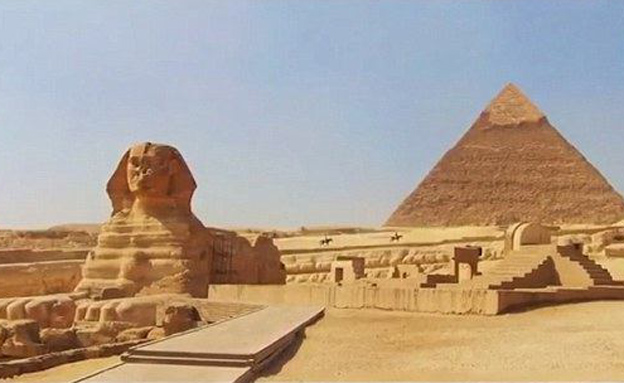 הפירמידה על הכוונת של דאעש (צילום: יוטיוב)