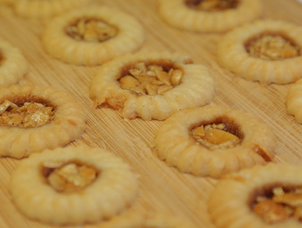 עוגיות נוגטין (צילום: דניאל בר און, בייק אוף ישראל)
