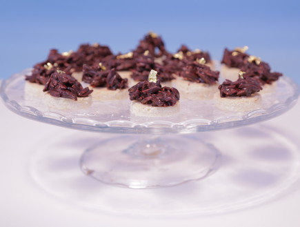 עוגיות לימון בציפוי שקדים בשוקולד (צילום: דניאל בר און, בייק אוף ישראל)